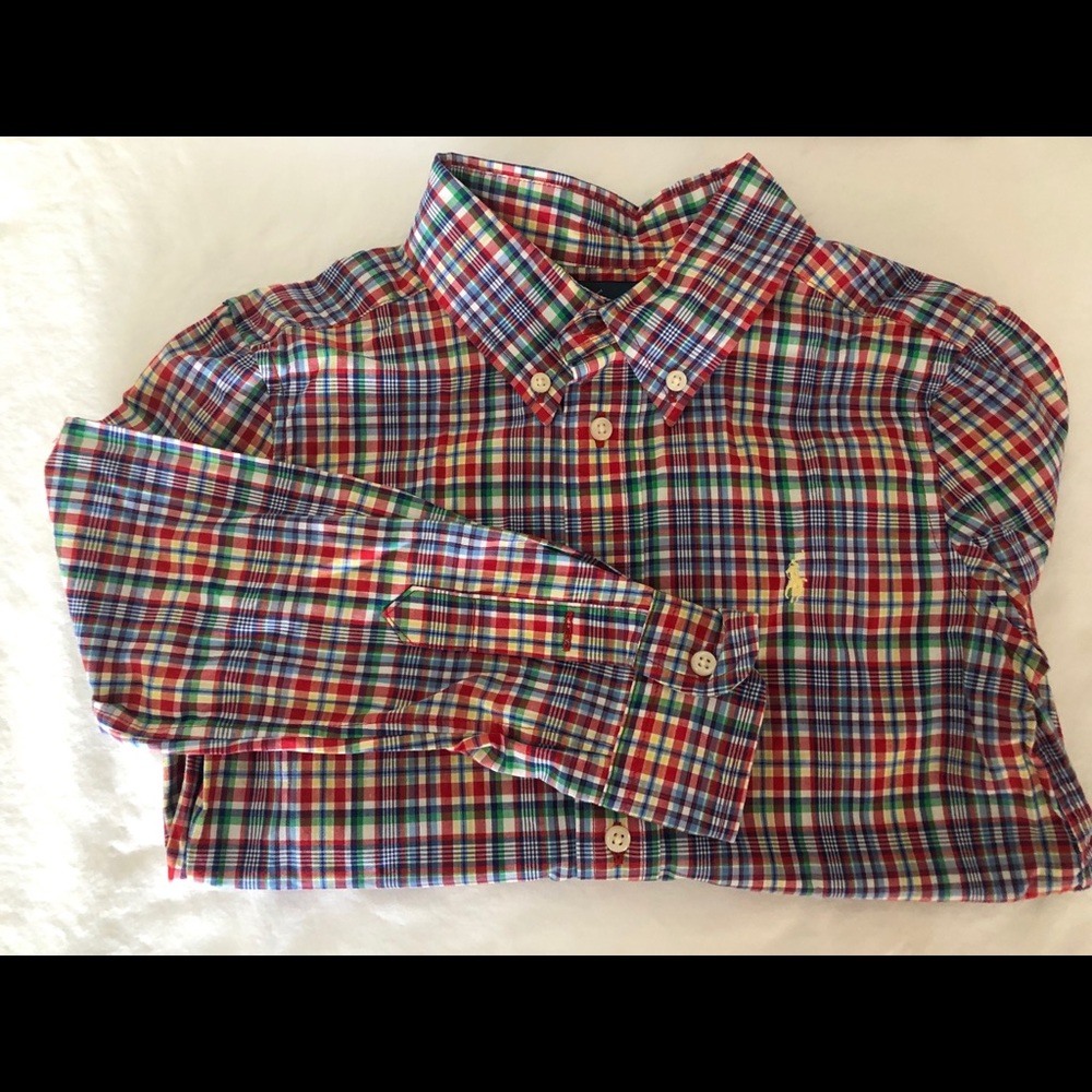 Boys “Polo” Long Sleeve Dress Shirt